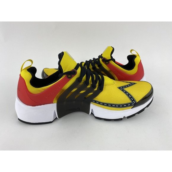 Nike Air Presto Yellow Red Men's Sneakers Shoes Road Race Black CT3550 700 - Picture 11 of 12